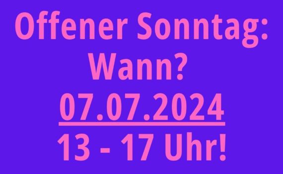 Tierheim Siegen Flugblatt: Offener Sonntag, 7.7.24, 13-17 Uhr; Waffelbacken und zwei lächelnde Frauen.